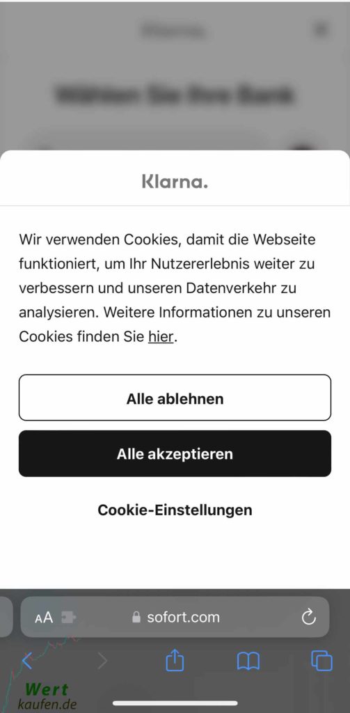 Bitcoin sicher kaufen am Handy mit dem Ledger - Zahlungsanbieter Cookies akzeptieren
